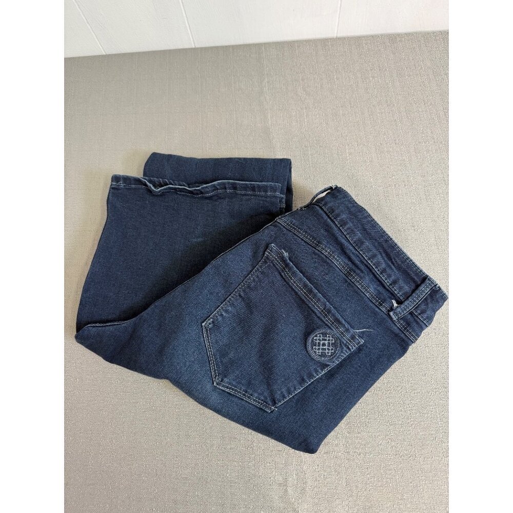 Laurie Felt Silky Bootcut Jeans Vital Stretch Technology Medium Wash Size M Tall